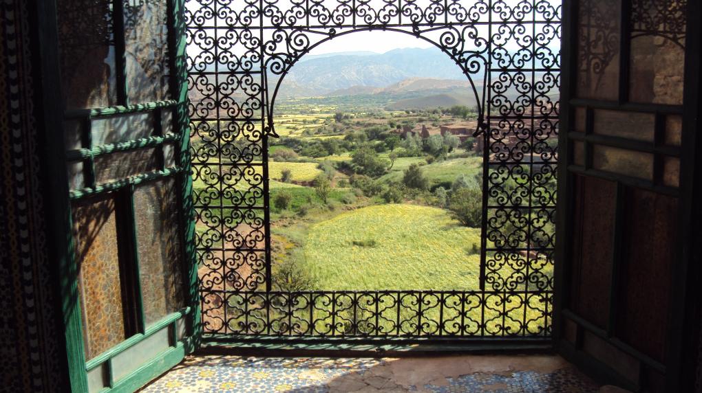 vista panoramica dalla finestra di la kasbah