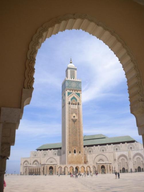 la Moschea Hassan II 2mentre era in visita a Casablanca con una guida locale viaggi del marocco